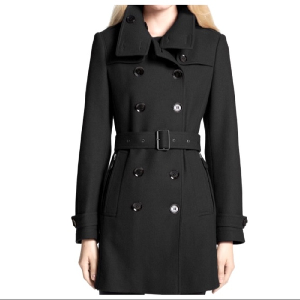 BURBERRY DAYLESMOORE WOOL BLEND COAT